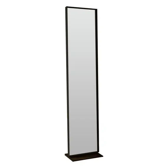 Дизайнерское напольное двухстороннее зеркало Glass Memory Ablestar ll в металлической раме черного цвета